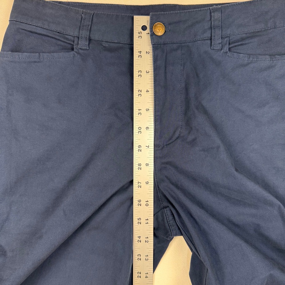 Frye Wide Leg Crop Pants Womens 10 Nightfall Navy New Raw Hem ADT1W0080MA‎ - Picture 5 of 10